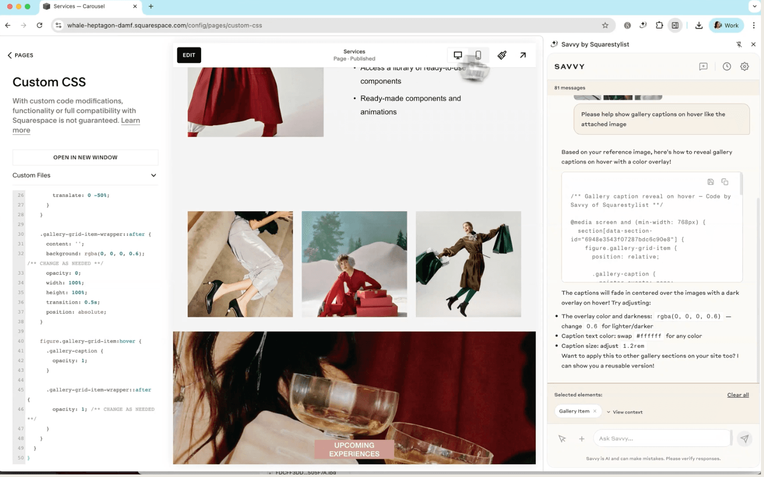 Click to Code demonstration